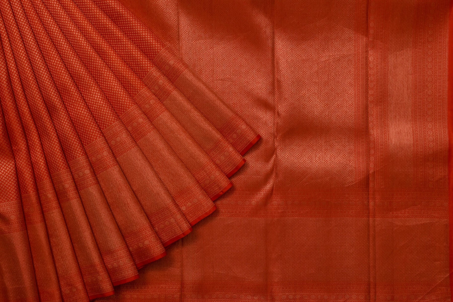 Red Kanjivaram Silk Saree by Tharakaram PSTK04093