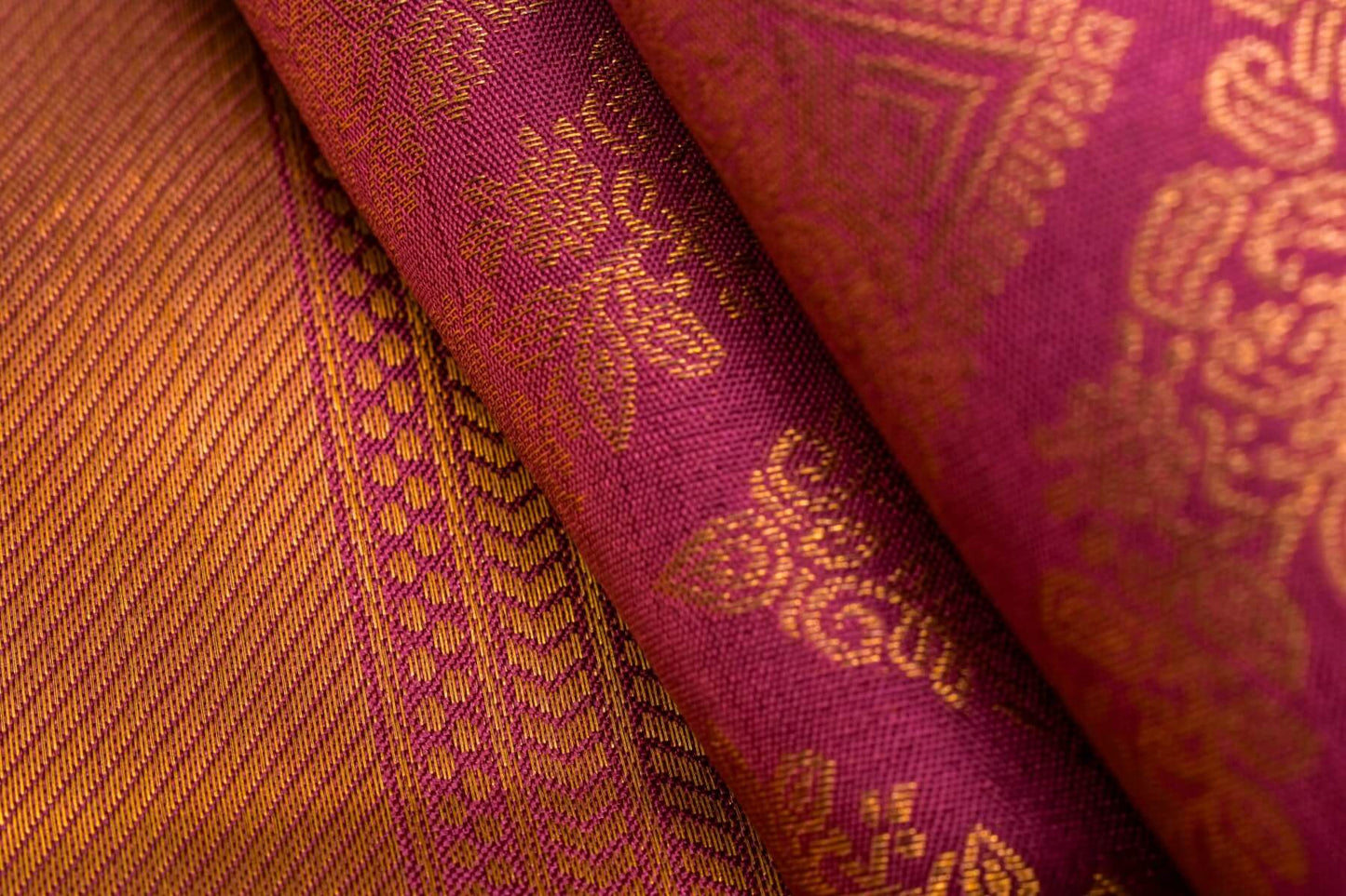 Lavender Kanjivaram Silk Saree by Tharakaram PSTK04097