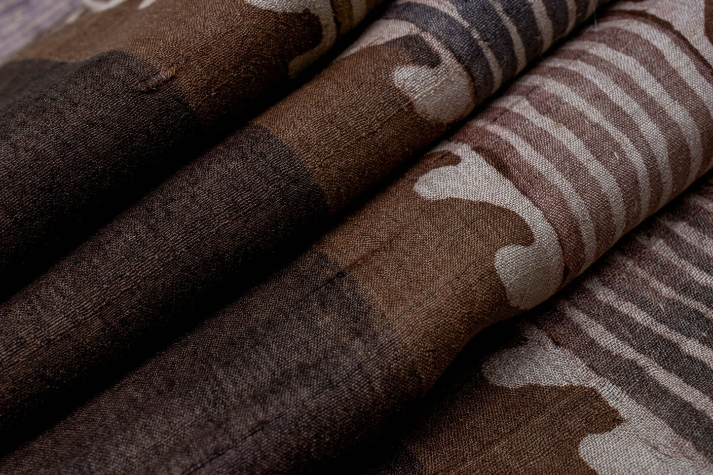 Batik print Tussar silk saree by Weavers studio PSWS140039