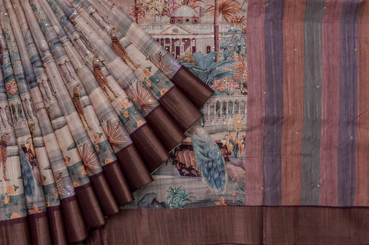 Raw silk Saree by Sita Mahalakshmi PSSM05RTSR00089