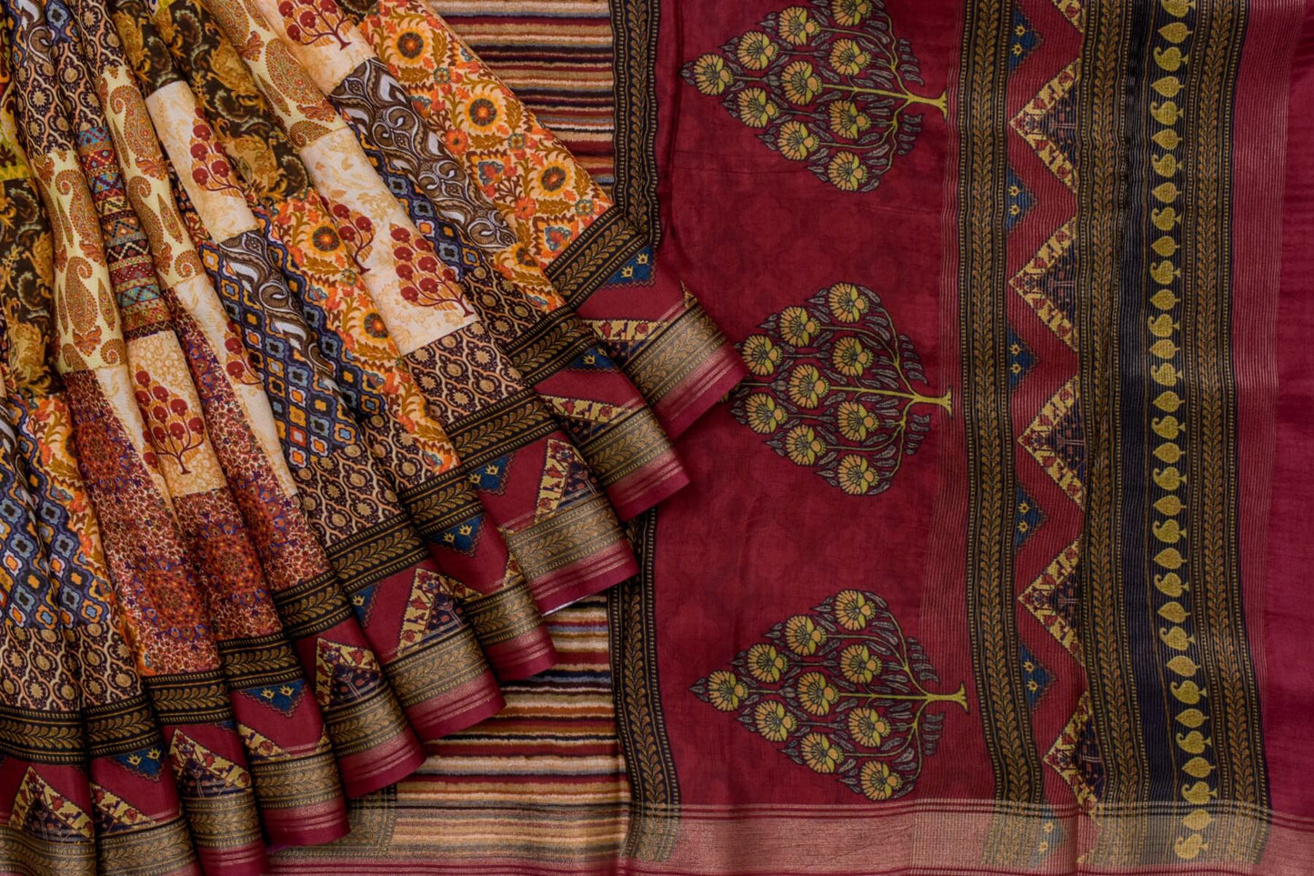 Modal Silk Saree by Sita Mahalakshmi PSSM05RTSR00041