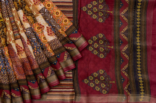 Modal Silk Saree by Sita Mahalakshmi PSSM05RTSR00041