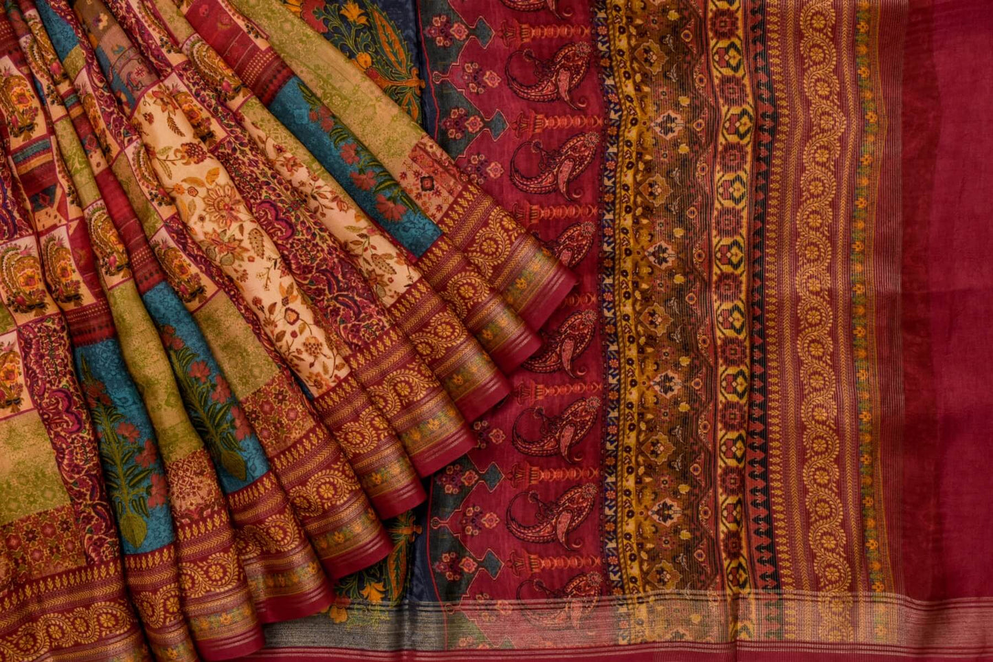 Modal Silk Saree by Sita Mahalakshmi PSSM05RTSR00022