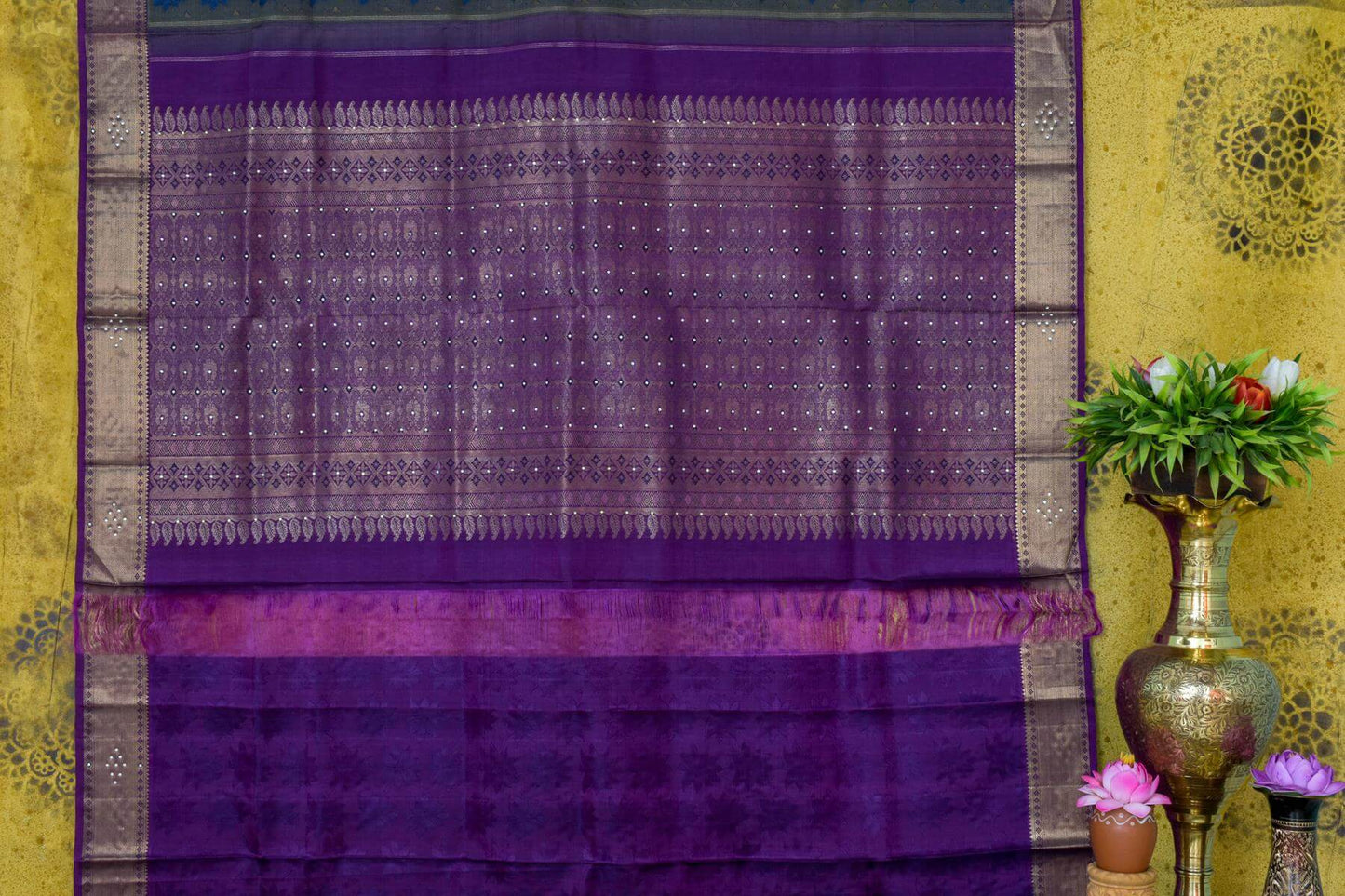 Kanjivaram silk saree PSSR014320 - Parisera