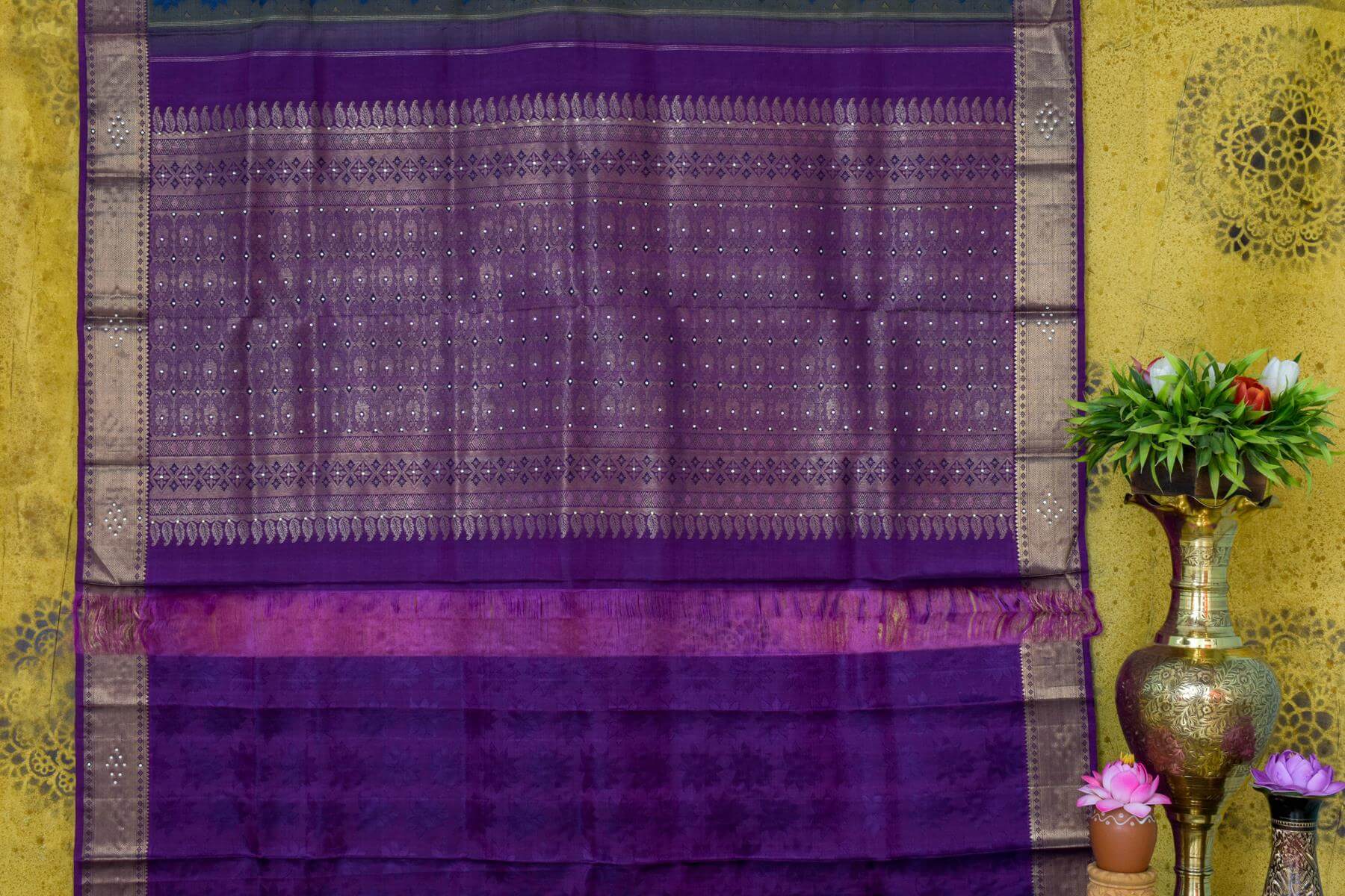 Kanjivaram silk saree PSSR014320 - Parisera