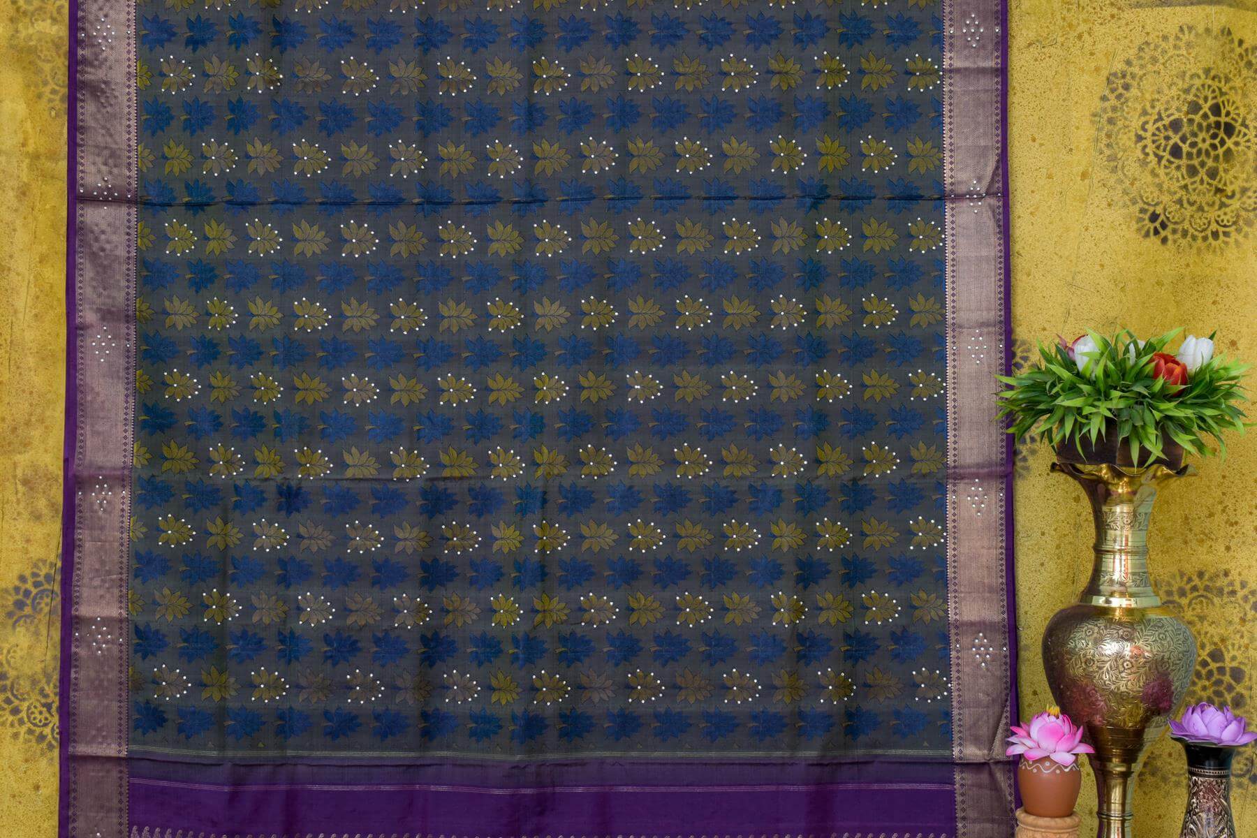 Kanjivaram silk saree PSSR014320 - Parisera