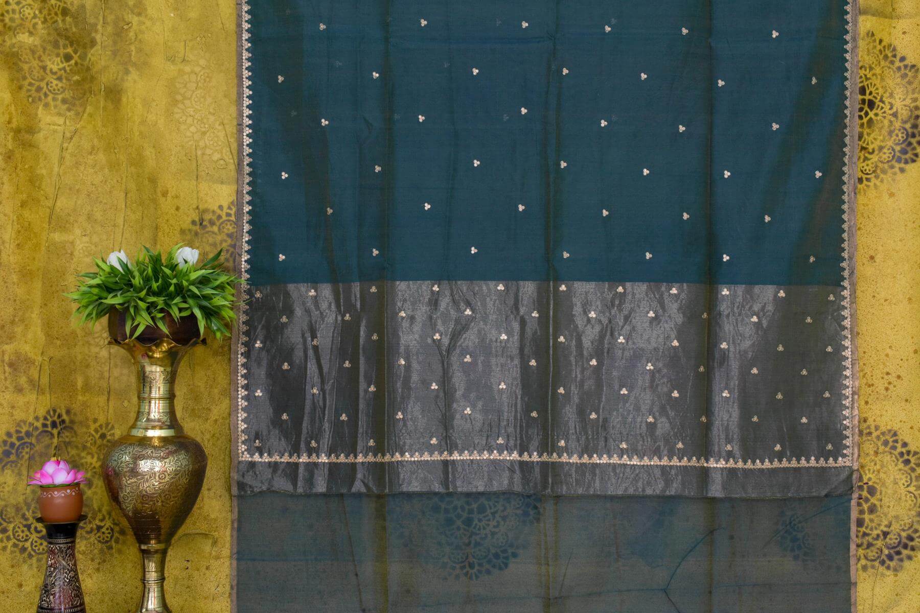 Chanderi Silk Cotton Saree by Chakor PSCK260240 - Parisera