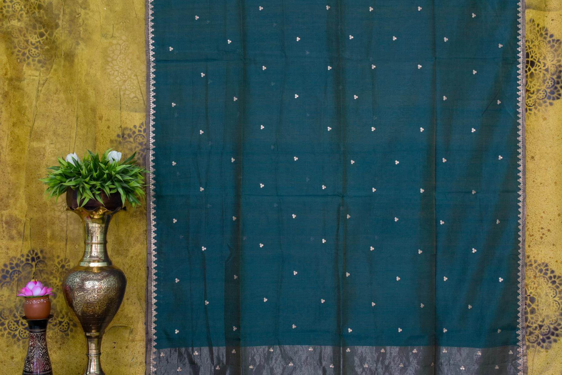 Chanderi Silk Cotton Saree by Chakor PSCK260240 - Parisera