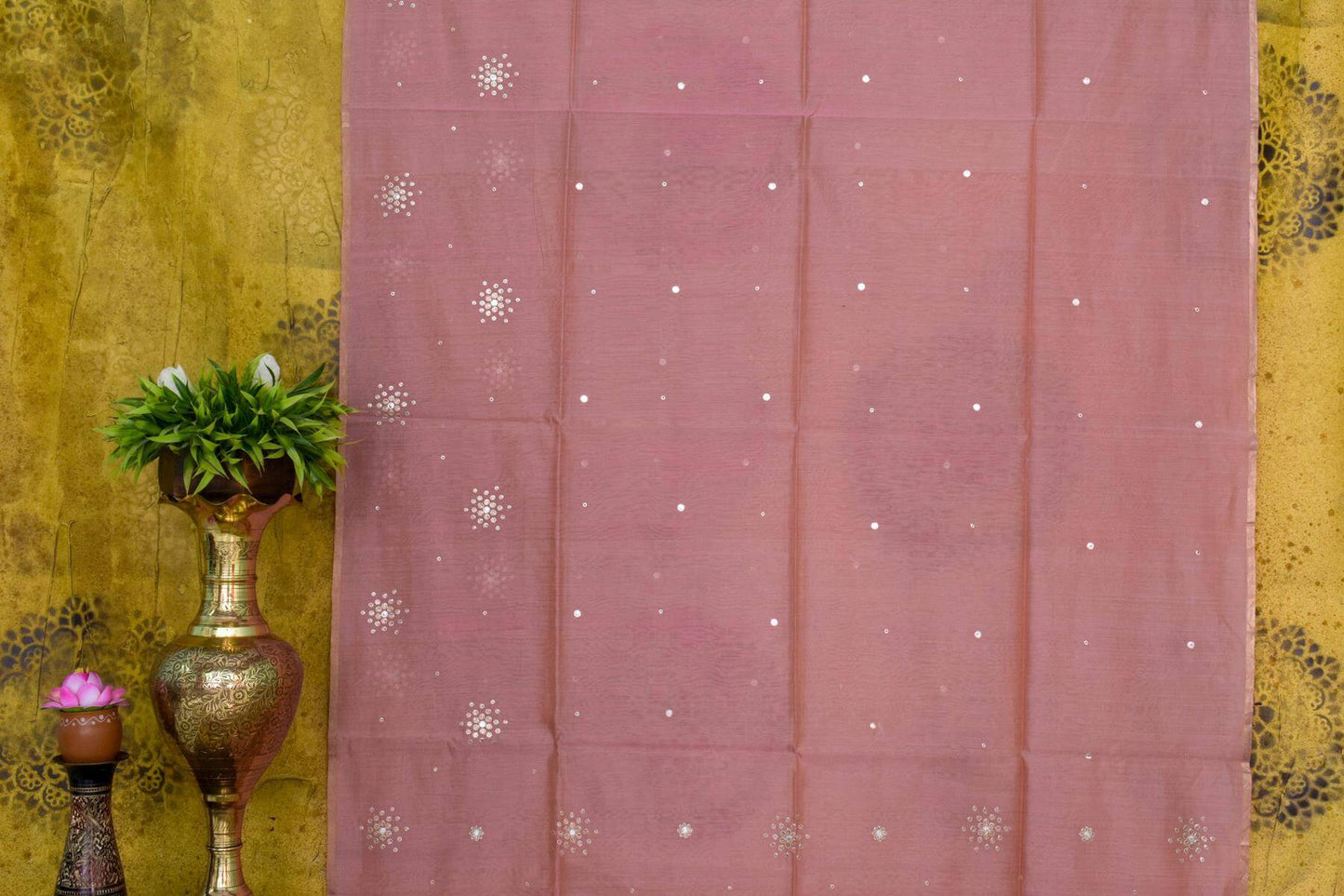 Pink Chanderi Silk Saree by Chakor PSCK260245 - Parisera