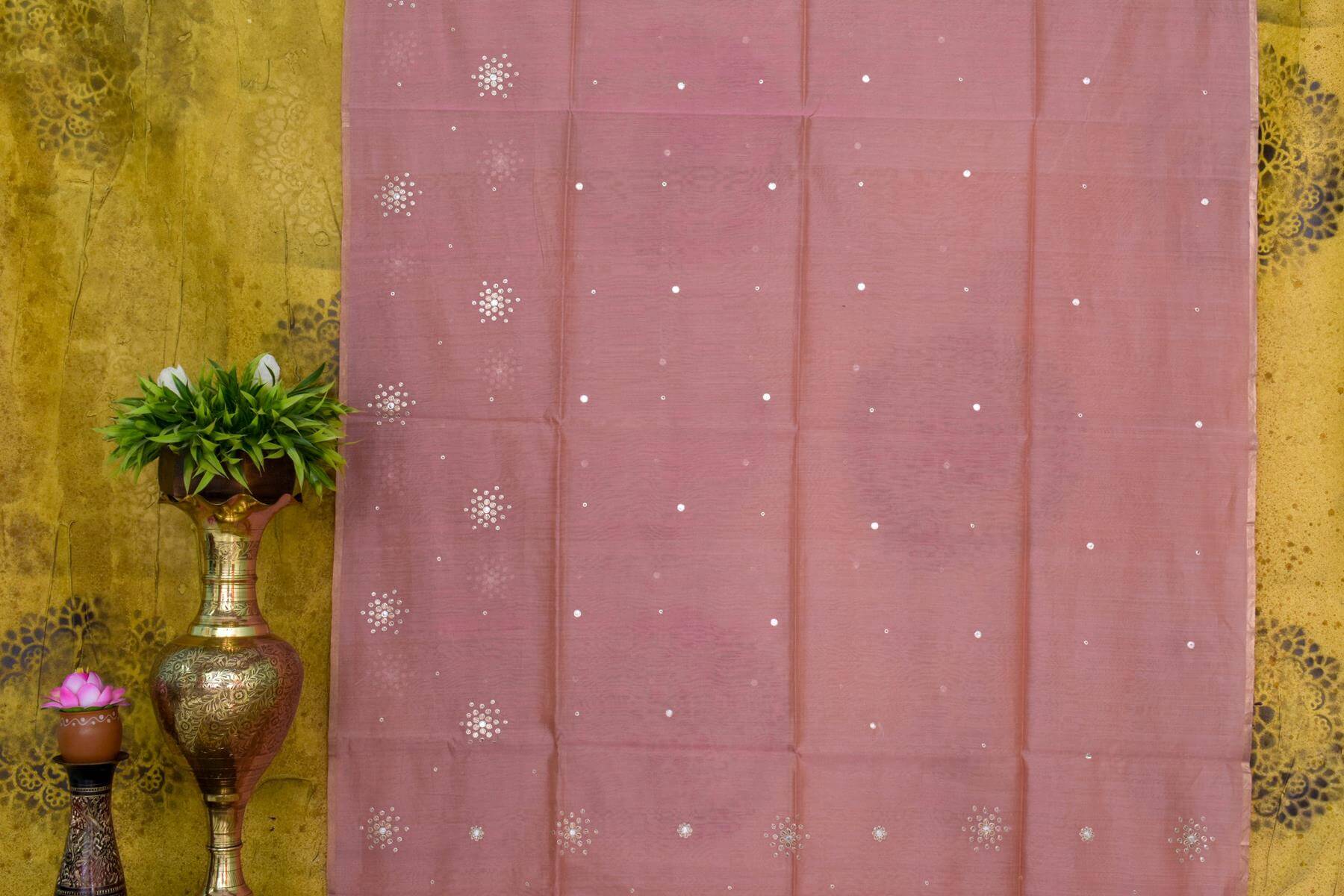 Pink Chanderi Silk Saree by Chakor PSCK260245 - Parisera
