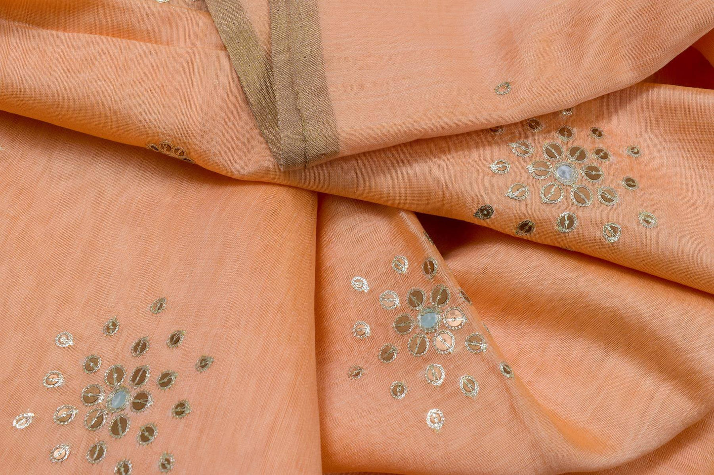 Chanderi Silk Cotton Saree by Chakor PSCK260243 - Parisera