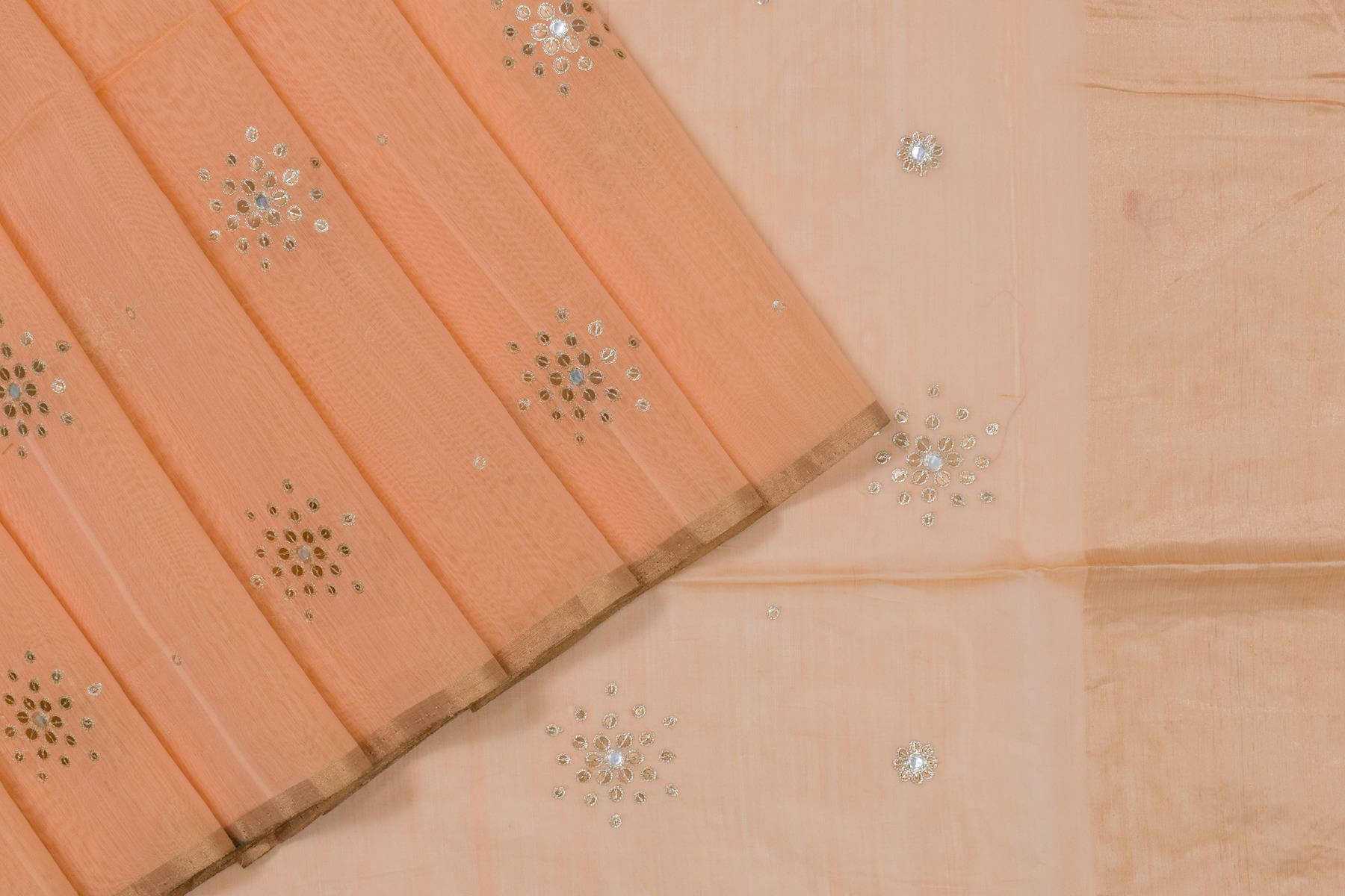 Chanderi Silk Cotton Saree by Chakor PSCK260243 - Parisera