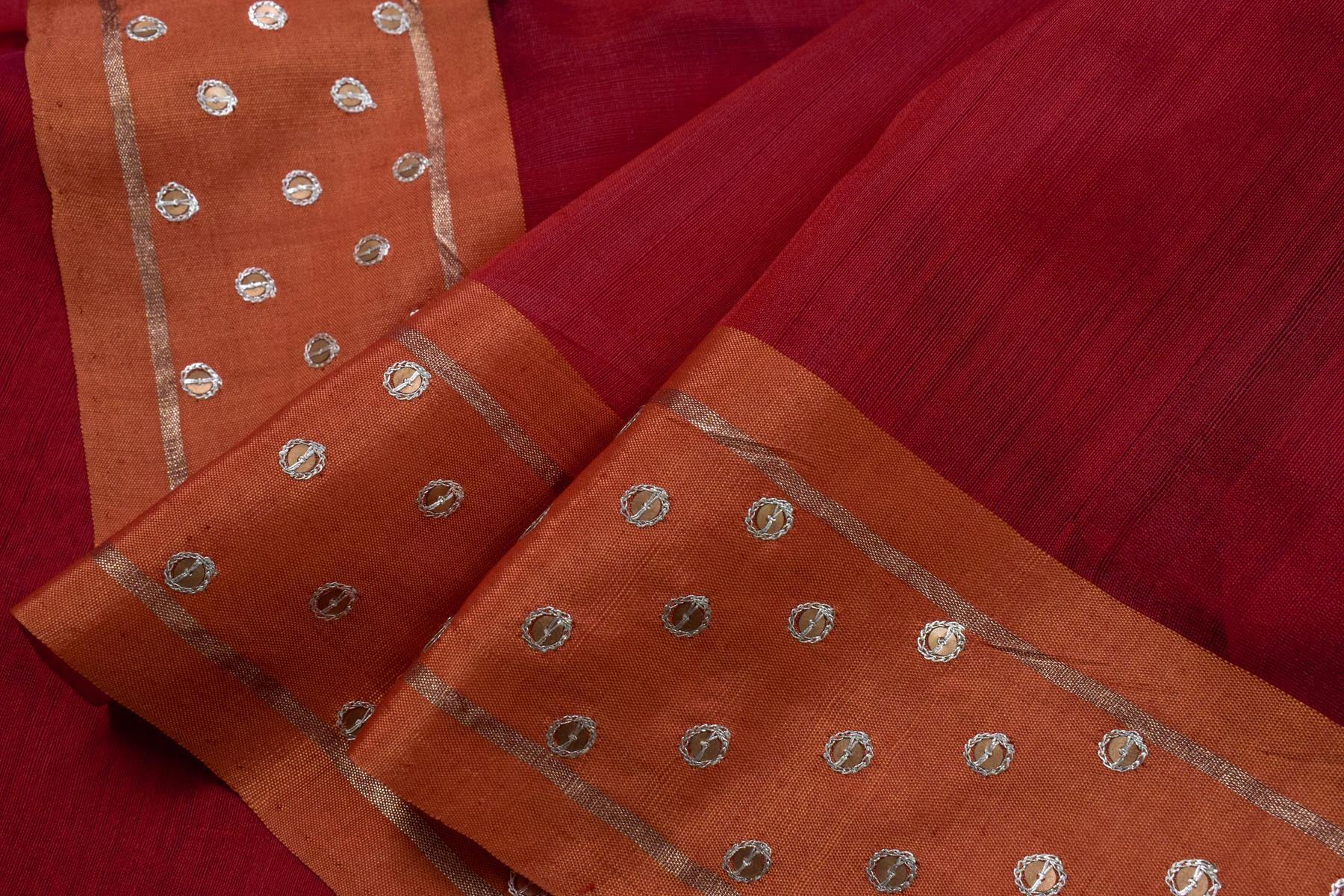 Chanderi Silk Cotton Saree by Chakor PSCK260256 - Parisera