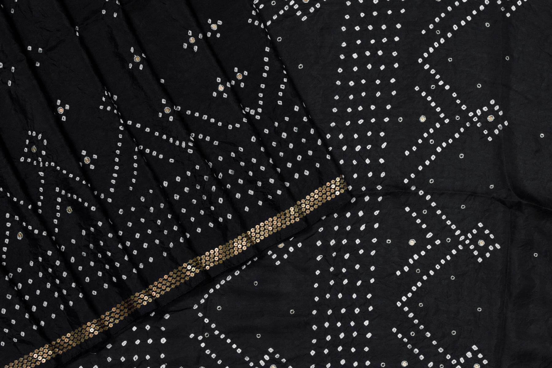 Bandhani Mulberry Silk Saree by Chakor PSCK260258 - Parisera