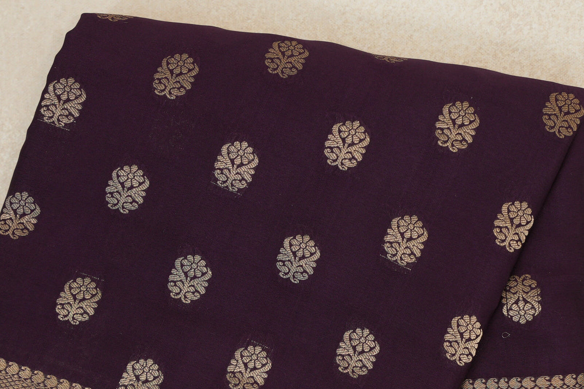 Deep Purple Mysore Silk Saree online