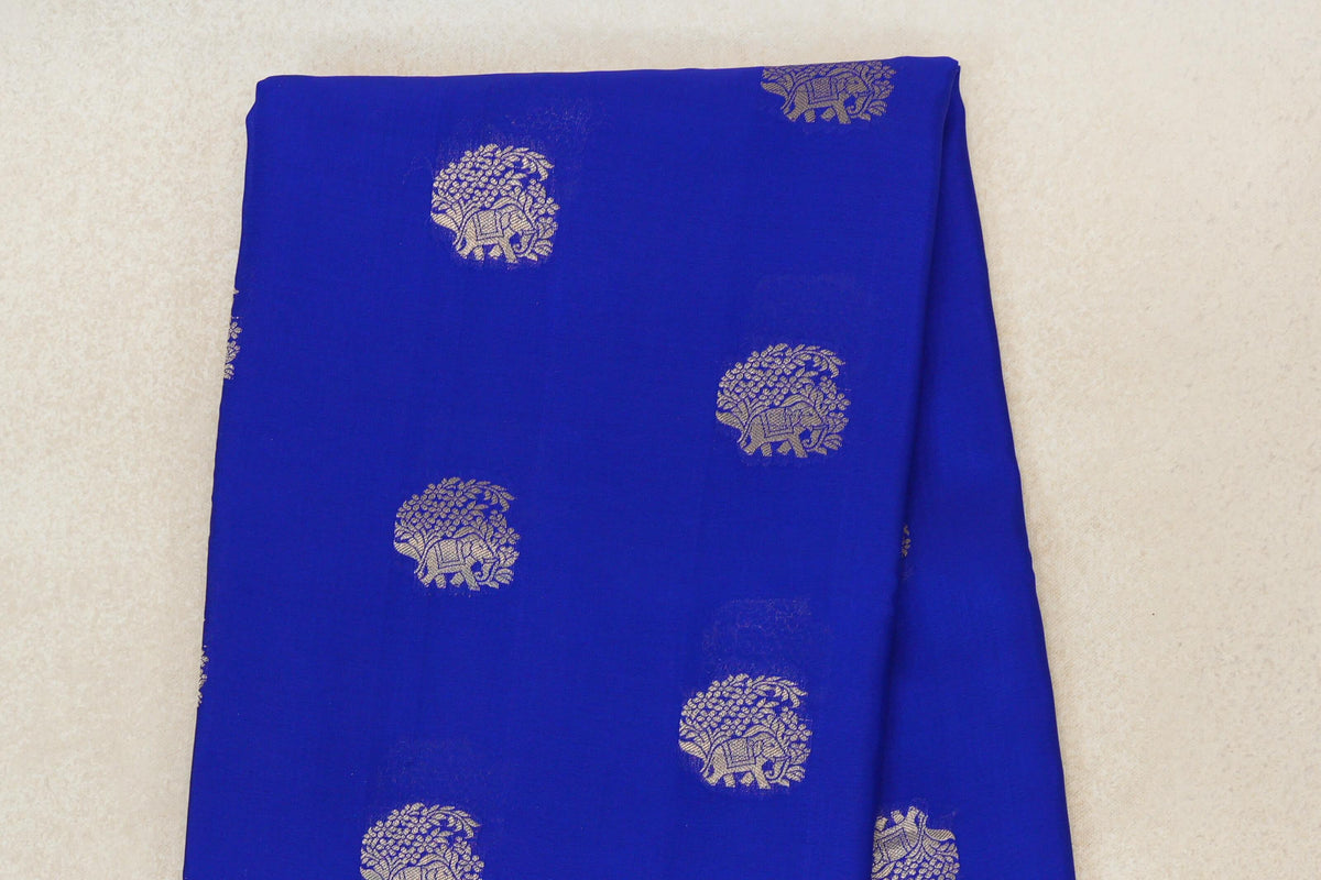 Bright Royal Blue Mysore Silk Saree online
