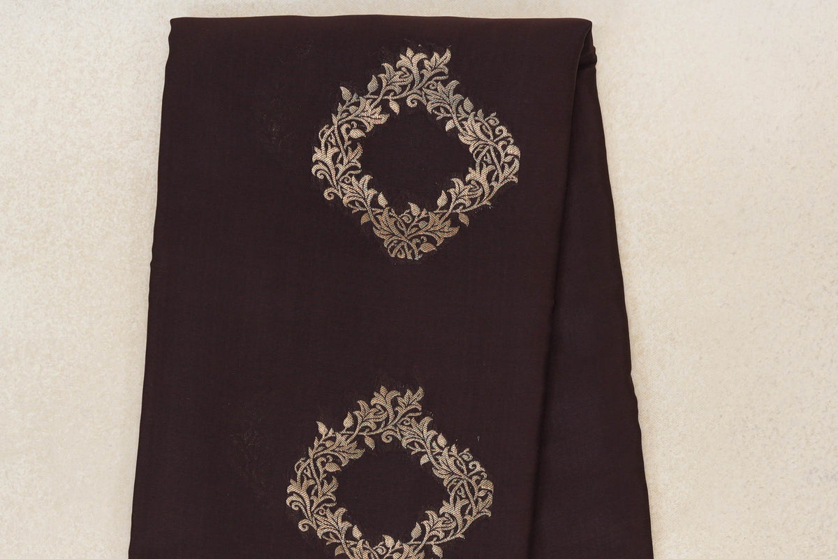Coffee Bean Brown Mysore Silk Saree online