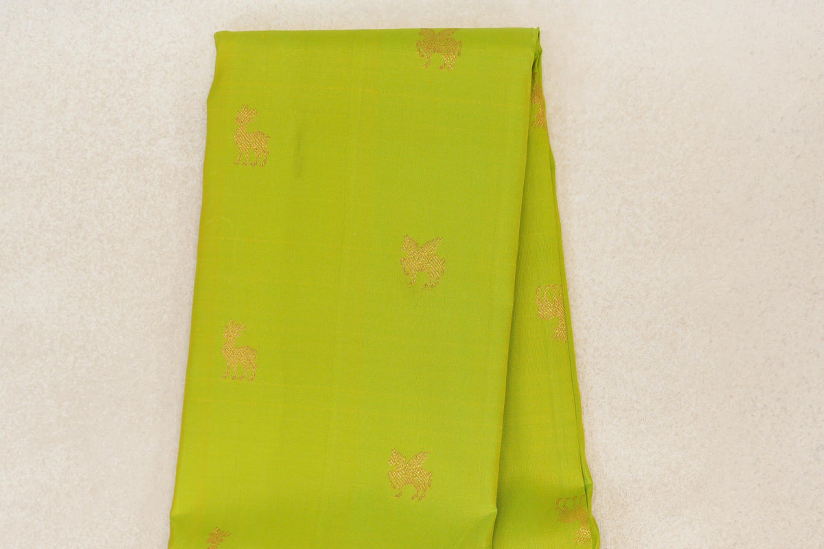 Parrot Green Vintage Kanjivaram Silk Saree online
