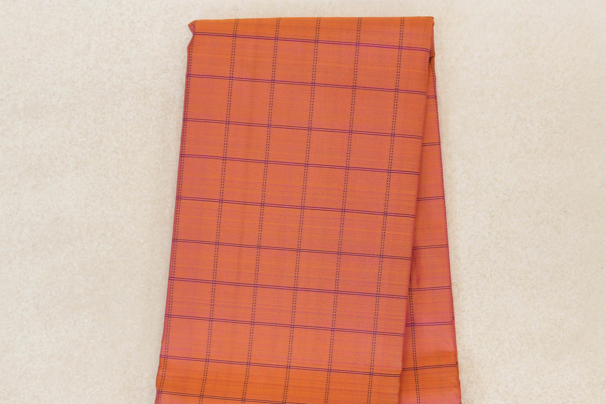 Dual Tone of Mustard Yellow and Pink Vintage Kanjivaram Silk Sareebody zoom