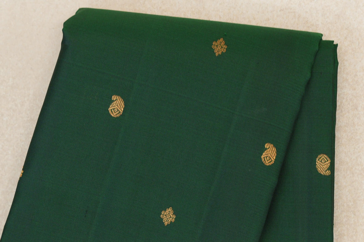 Deep Bottle Green Vintage Kanjivaram Silk Saree online