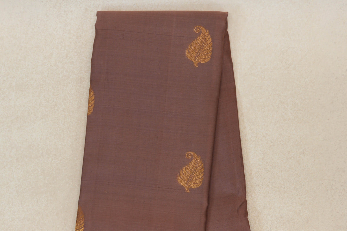 Light Brown Light Weight Kanchipuram Silk Saree body zoom