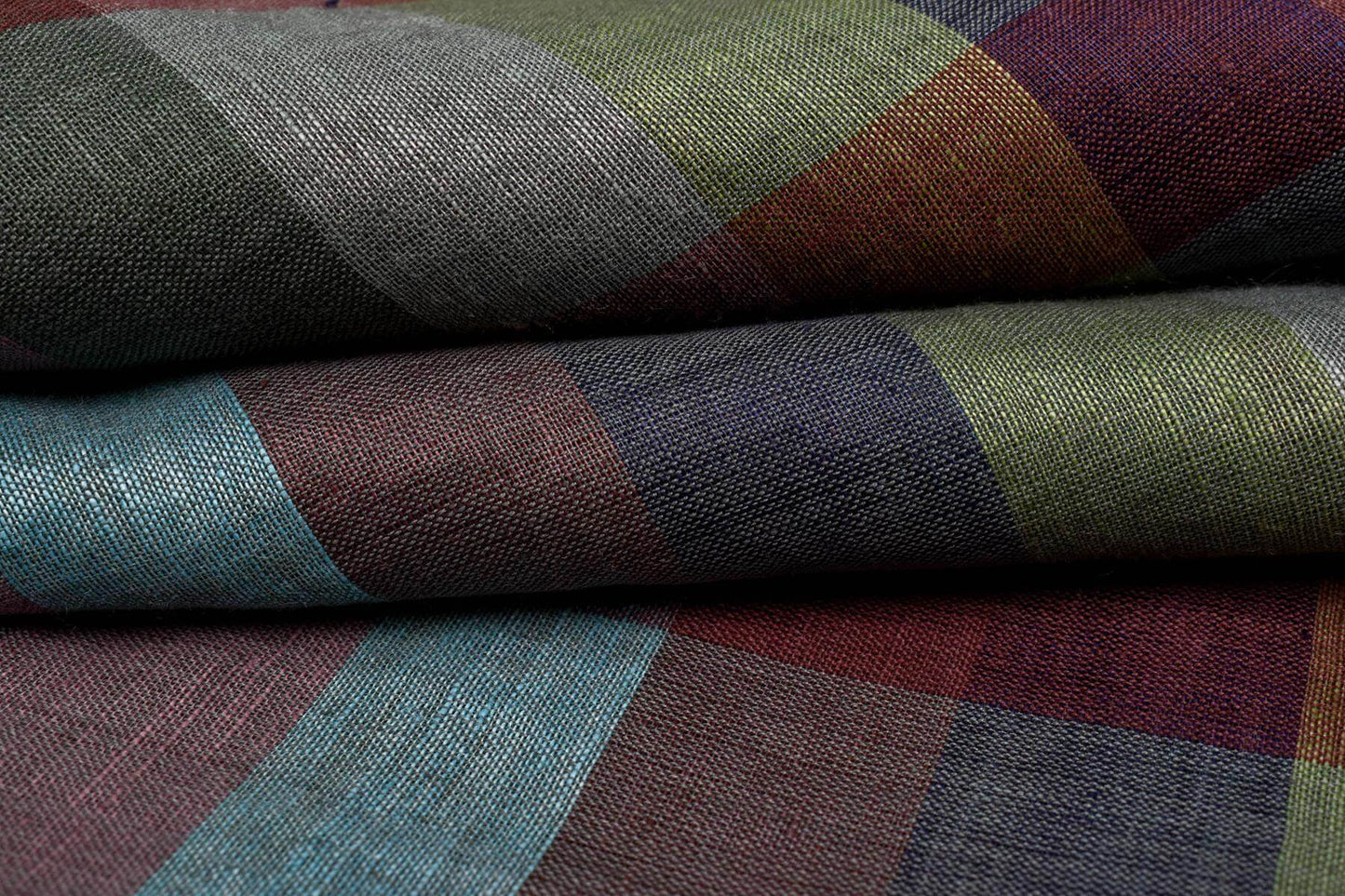 Bhagalpuri Linen Cotton Saree by Thari PSTR250040 - 