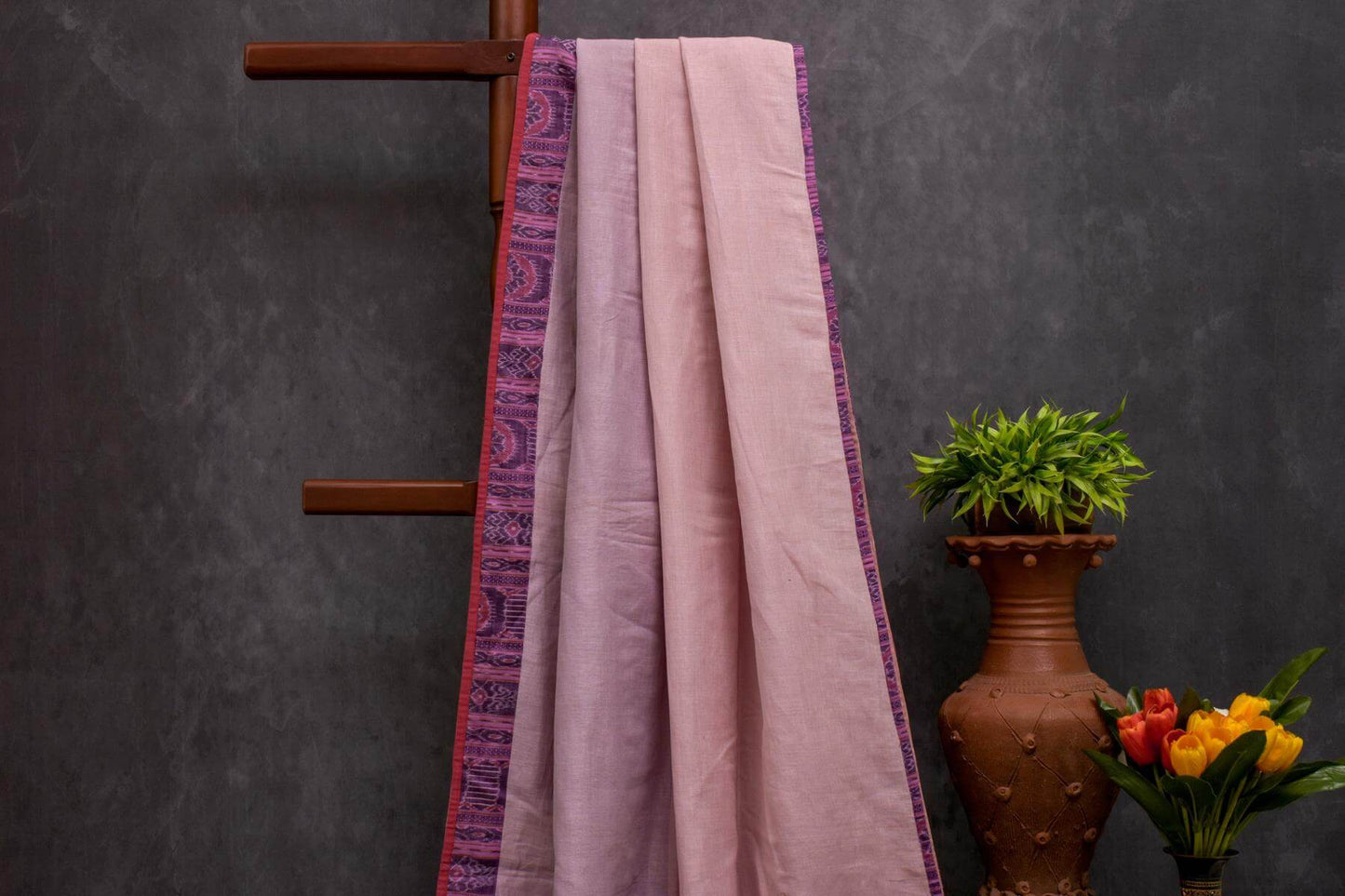 Bhagalpuri Linen Cotton Saree by Thari PSTR250041 - 