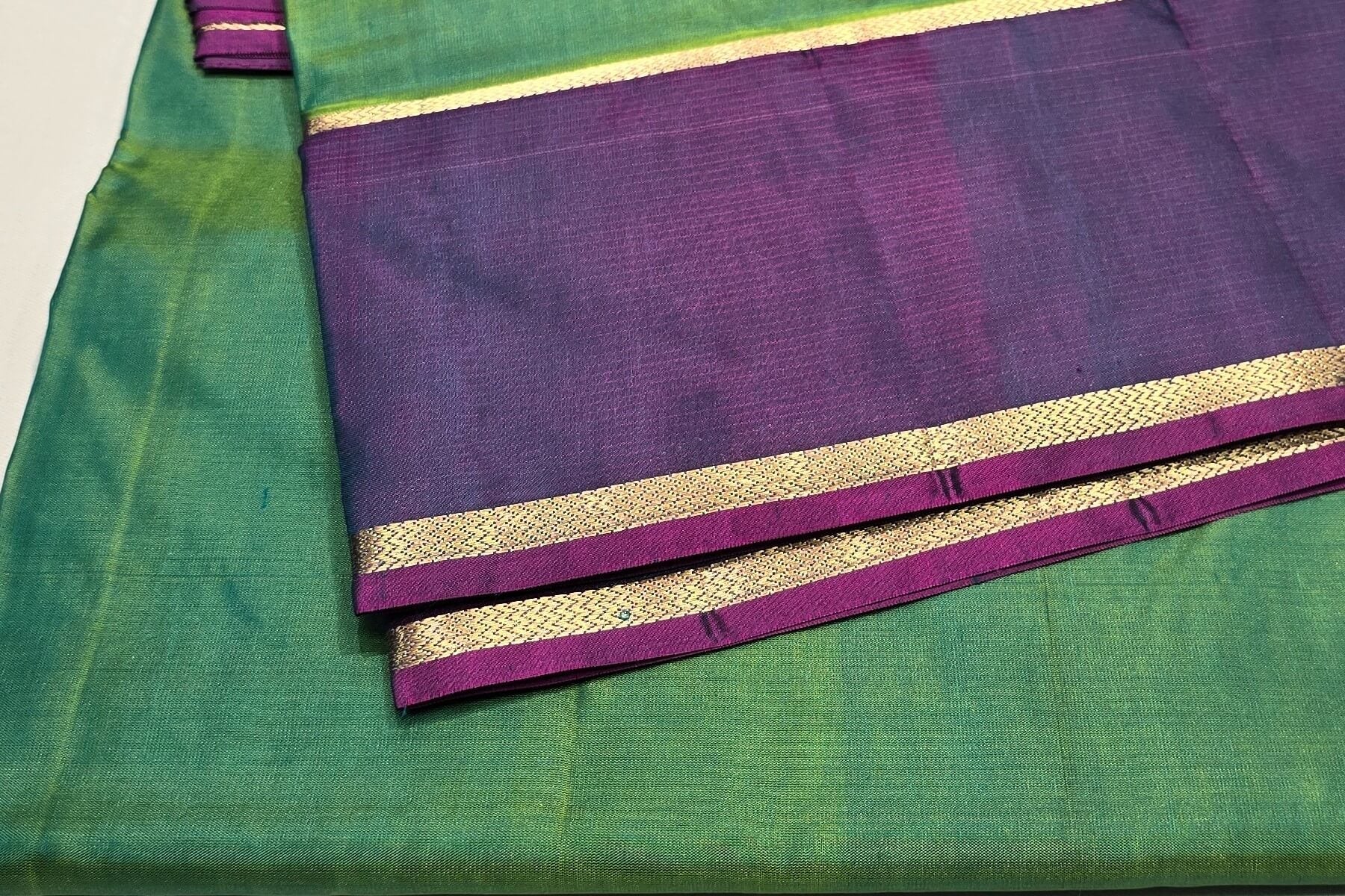 Nine And A Half Yards Silk Saree by A Silk Weave PSAC0901380 - 