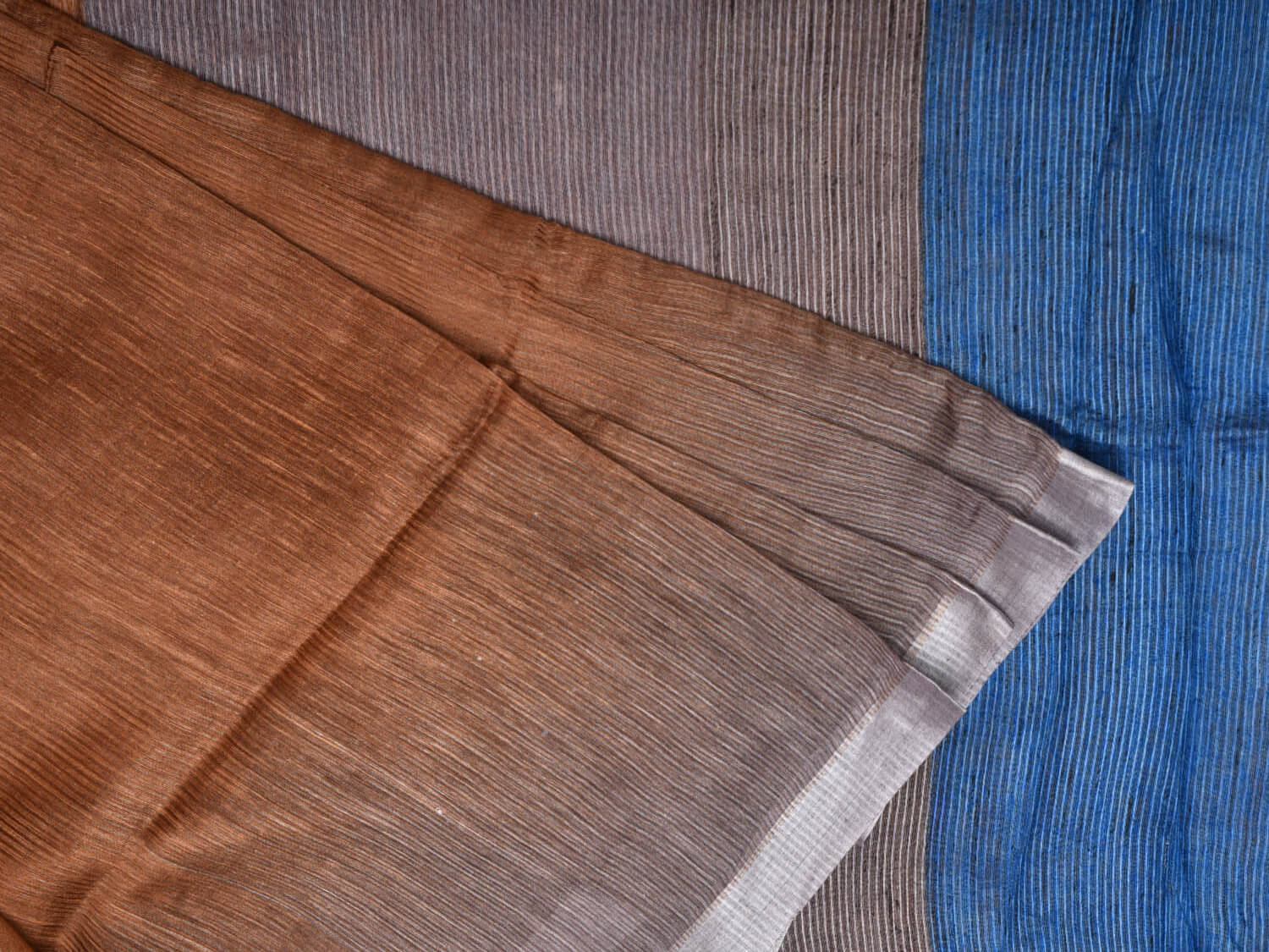 Ikat Tussar Silk Saree Ghanshyam Sarode PSGS28O0435 - Parisera