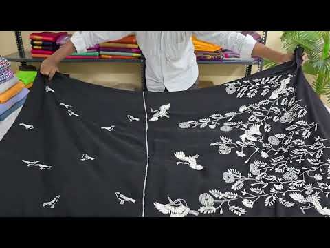 Coorv designs Georgette saree PSCO110116