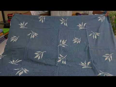 Khadi cotton Chikankari Saree