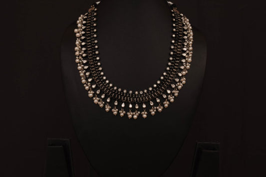 Lasya Silver Necklace set PSLA180186A