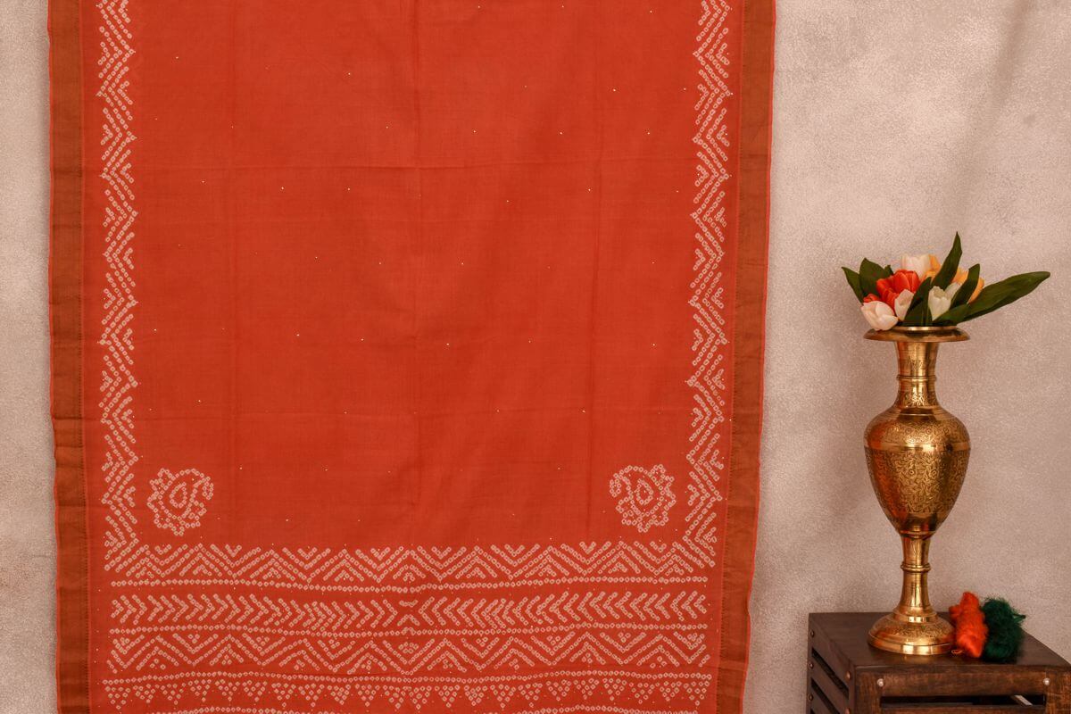 Chakor Bandhani Mangalgiri cotton saree PSCK260029