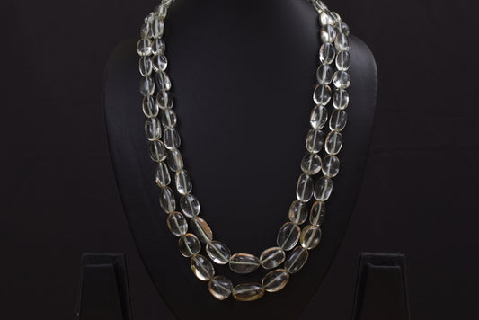 Lasya Necklace with amethist stones PSLA180034