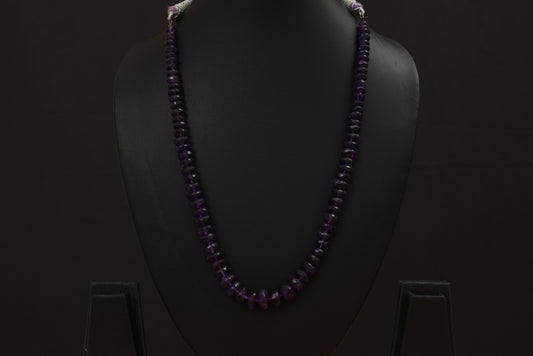 Lasya Necklace with amethist stones PSLA180035