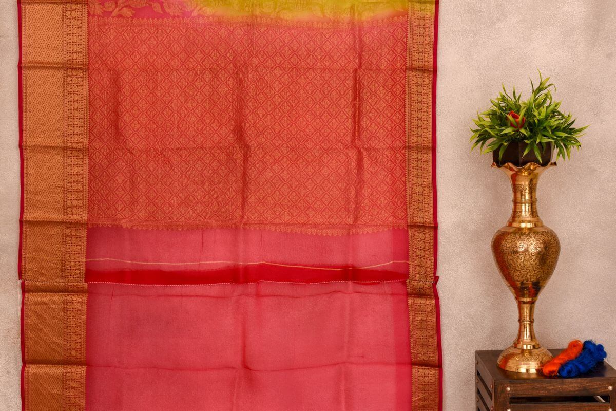 A Silk Weave Raw silk saree PSAC090421