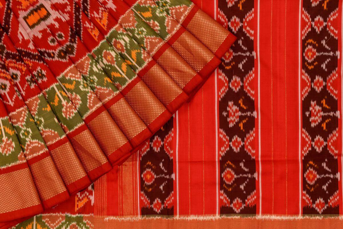 Indo fabric pochampalli silk saree PSIF060058