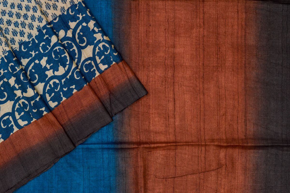Weavers studio tussar silk saree PSWS140002